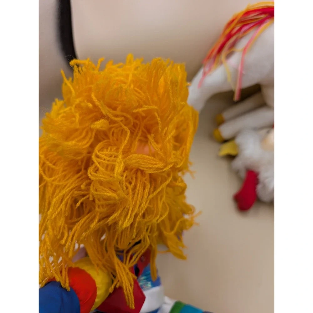 Vintage 1980's Rainbow Brite Plush Lot Starlite Twink Mattel READ Stuffed